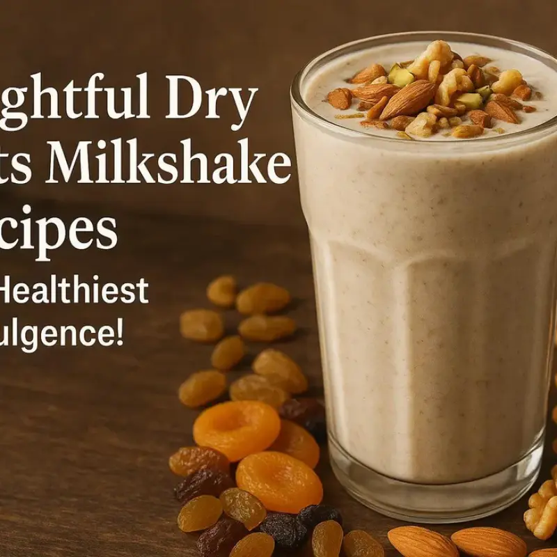 Dry Fruit Milkshake Recipe